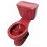 Talavera Toilet Set Rojo Granada